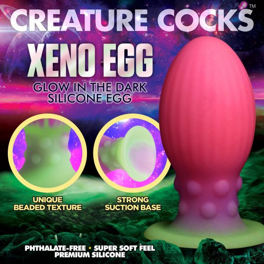 Xeno Egg Glow in the Dark Silicone Egg - XL