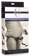 28X Double Diva 1.5 Inch Double Dildo with Harness and Remote Control -