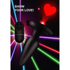 28X Laser Heart Silicone Anal Plug with Remote – Small