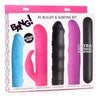 4-In-1 XL Silicone Bullet and Sleeves Kit