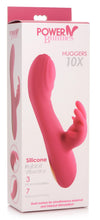 7 Inch Silicone Dildo with Balls - Berry