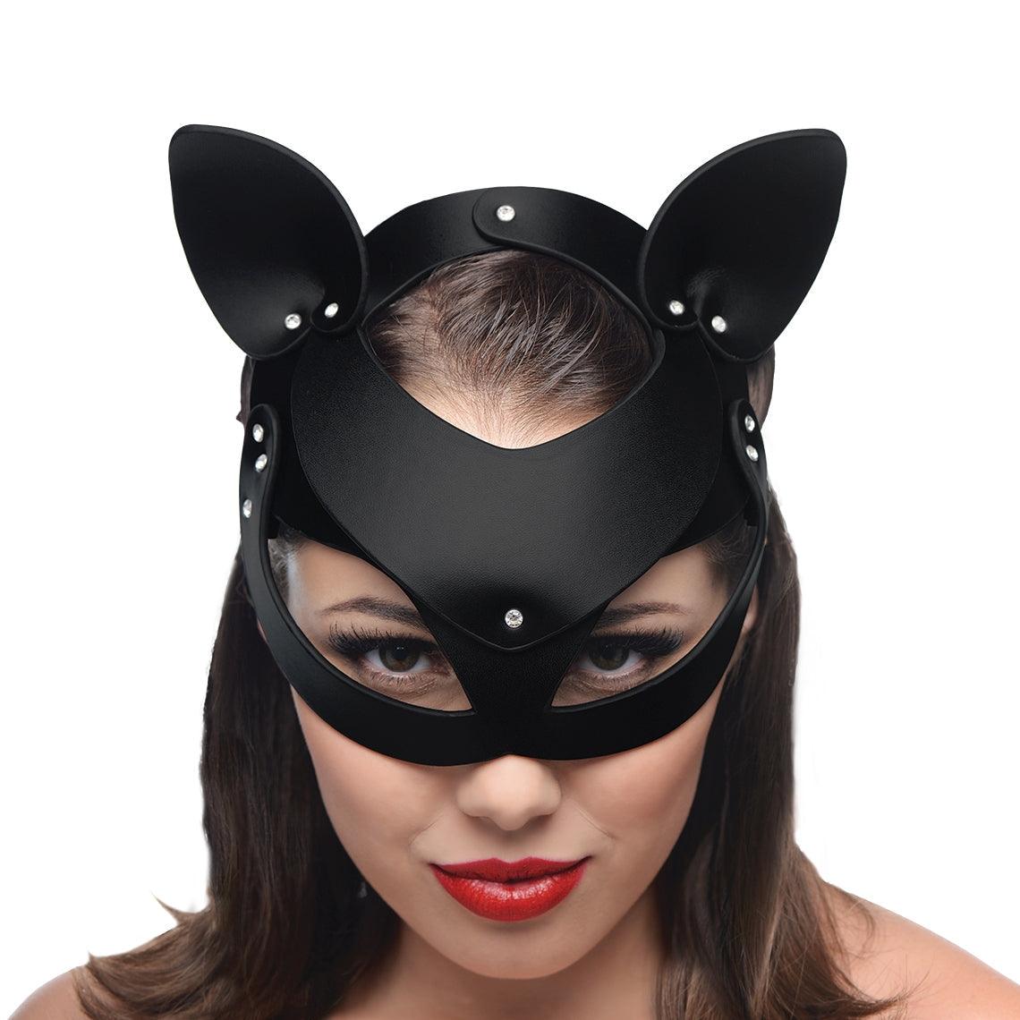 Bad Kitten Leather Cat Mask