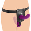 Double Take 10X Double Penetration Vibrating Strap-on Harness