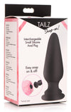 Interchangeable Silicone Anal Plug - Large