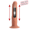 Kinetic Thumping Remote Control Dildo With Garter Belt Harness - Small
