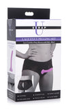 Lace Envy Pegging Set with Lace Crotchless Panty Harness and Dildo - L-XL
