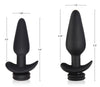 Large Vibrating Anal Plug with Interchangeable Fox Tail