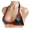 Leather Training Bra with Spikes