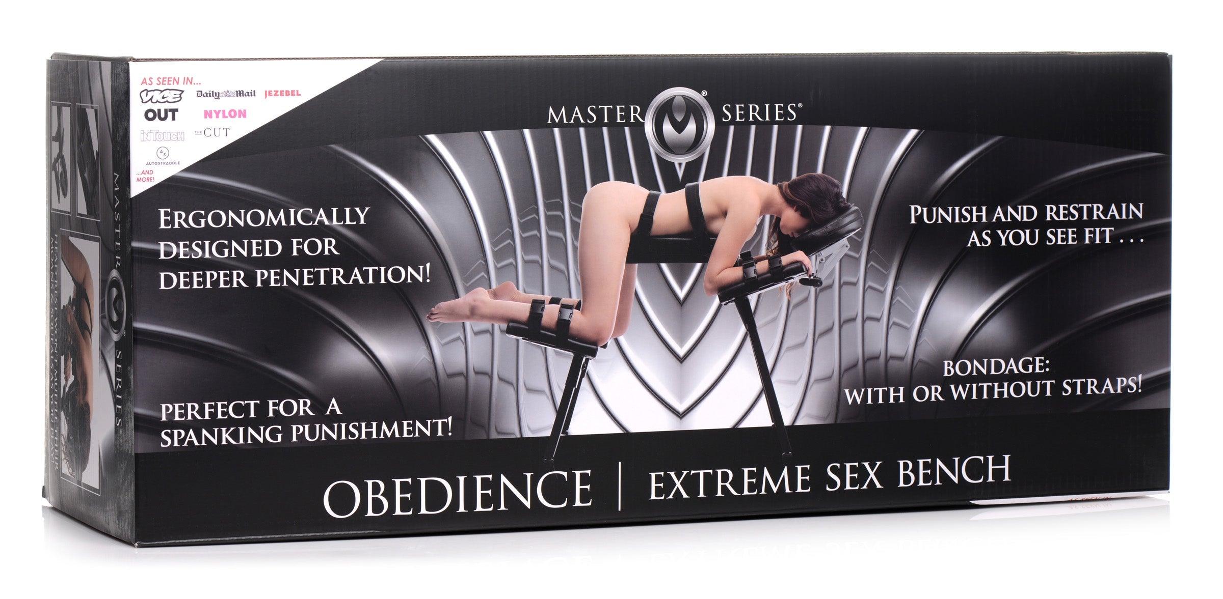 Obedience Extreme Sex Bench with Restraint Straps My Kinky