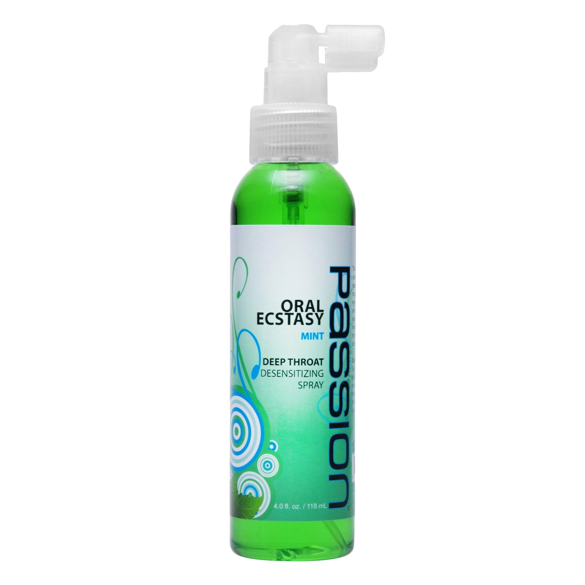 Oral Ecstasy Mint Flavored Deep Throat Numbing Spray- 4 oz