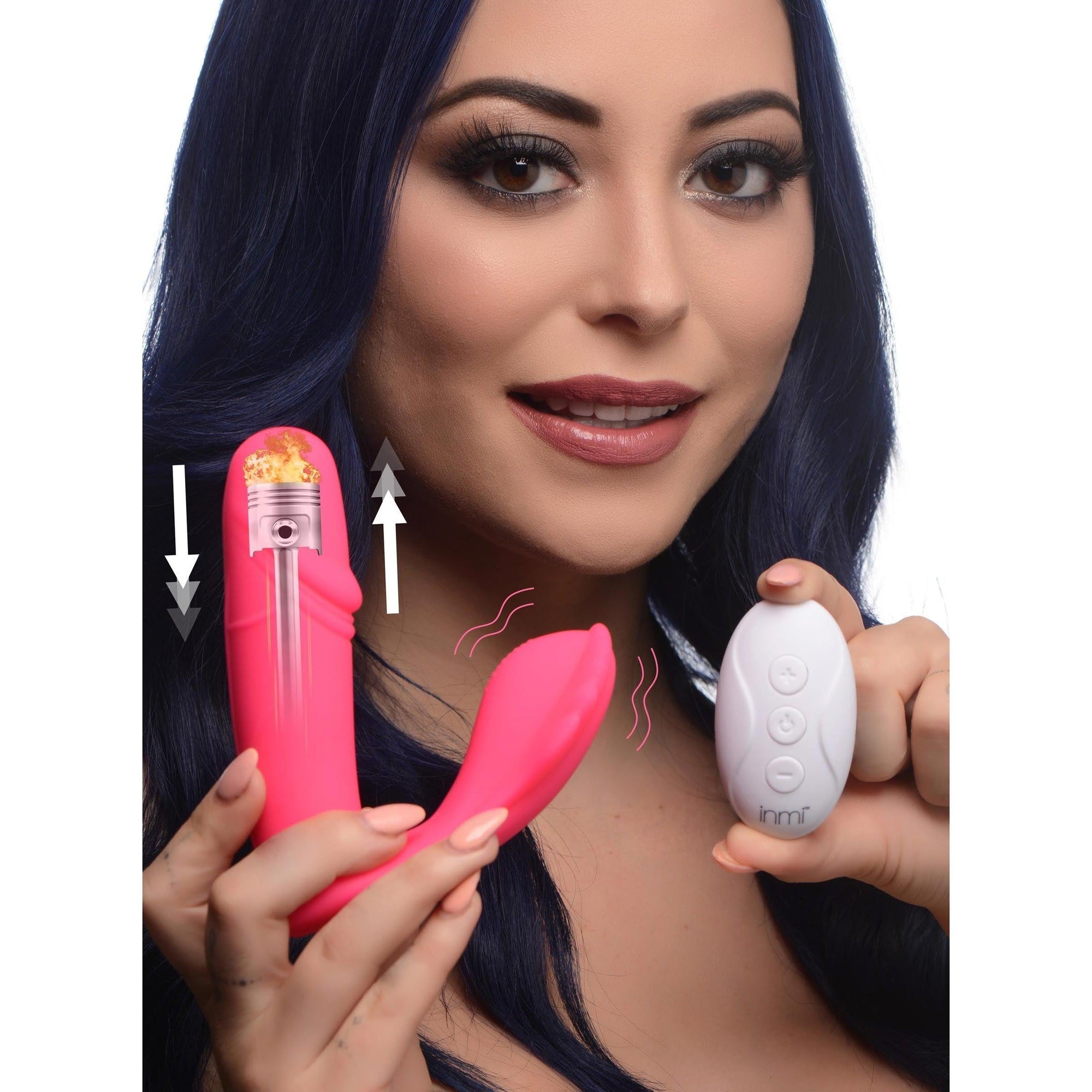 Panty Thumper 7X Thumping Silicone Vibrator with Remote Control