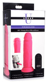Power Player 28X Vibrating Silicone Dildo with Remote