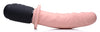 Power Pounder Vibrating and Thrusting Silicone Dildo - Light