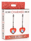 Silicone Light Up Heart Tweezer Nipple Clamps