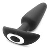 Voice Activated 10X Silicone Vibrating Slim Butt Plug with Remote Control